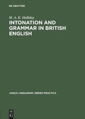 Cover: Intonation and grammar in British English - De Gruyter Mouton