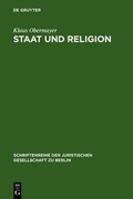 Cover: Staat und Religion - De Gruyter