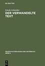Cover: Der verwandelte Text - De Gruyter
