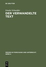 Cover: Der verwandelte Text - De Gruyter