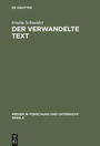 Cover: Der verwandelte Text - De Gruyter