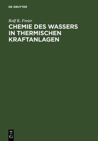 Abbildung von: Chemie des Wassers in Thermischen Kraftanlagen - De Gruyter