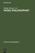 Cover: Wozu Philosophie? - De Gruyter