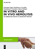 Cover: In Vitro and In Vivo Hemolysis - De Gruyter