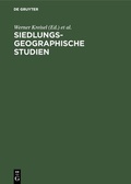 Cover: Siedlungsgeographische Studien - De Gruyter