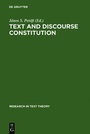 Cover: Text and Discourse Constitution - De Gruyter