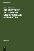 Cover: Aristoteles' allgemeine und spezielle Metaphysik - De Gruyter