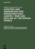 Cover: Religion (Heidentum: R&ouml;mische Religion, Allgemeines [Forts.]) - De Gruyter