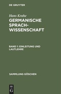 Cover: Einleitung und Lautlehre - De Gruyter