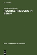 Cover: Rechtschreibung im Beruf - De Gruyter