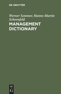 Cover: Management Dictionary - De Gruyter