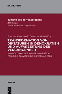 Abbildung von: Transformation von Diktaturen in Demokratien und Aufarbeitung der Vergangenheit - De Gruyter