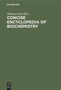 Enlarge image Cover: Concise encyclopedia of biochemistry - De Gruyter