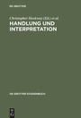 Cover: Handlung und Interpretation - De Gruyter