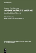 Cover: Kommentar zu Band 1-4 - De Gruyter