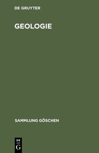 Abbildung von: Geologie - De Gruyter