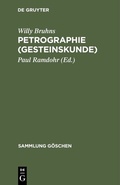 Cover: Petrographie (Gesteinskunde) - De Gruyter