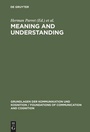 Cover: Meaning and Understanding - De Gruyter