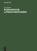 Cover: Romanische Literaturstudien - De Gruyter