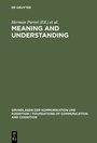 Cover: Meaning and Understanding - De Gruyter