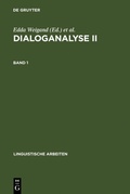 Cover: Dialoganalyse II - De Gruyter