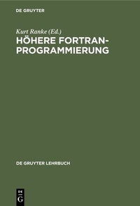 Abbildung von: Höhere FORTRAN-Programmierung - De Gruyter