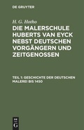 Cover: Geschichte der deutschen Malerei bis 1450 - De Gruyter