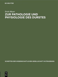 Abbildung von: Zur Pathologie und Physiologie des Durstes - De Gruyter