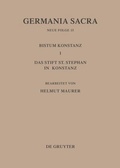 Cover: Die Bist&uuml;mer der Kirchenprovinz Mainz. Das Bistum Konstanz I. Das Stift St. Stephan in Konstanz - De Gruyter