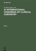 Cover: XI International Congress of Clinical Chemistry - De Gruyter