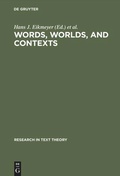 Cover: Words, Worlds, and Contexts - De Gruyter