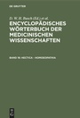 Cover: Hectica - Homoeopathia - De Gruyter