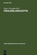 Cover: Fehlerlinguistik - De Gruyter