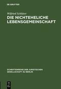 Bild: Die nichteheliche Lebensgemeinschaft - De Gruyter