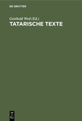 Bild: Tatarische Texte - De Gruyter