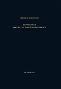 Cover: Refutatio omnium haeresium - De Gruyter