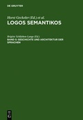 Cover: Logos Semantikos / Geschichte und Architektur der Sprachen - De Gruyter