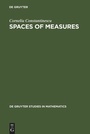 Cover: Spaces of Measures - De Gruyter