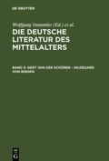 Cover: Gert van der Sch&uuml;ren - Hildegard von Bingen - De Gruyter