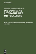 Cover: Hildegard von H&uuml;rnheim - Koburger, Heinrich - De Gruyter