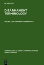 Cover: Disarmament Terminology - De Gruyter