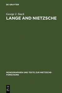 Enlarge image Cover: Lange and Nietzsche - De Gruyter