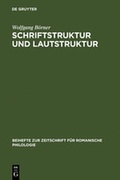 Cover: Schriftstruktur und Lautstruktur - De Gruyter