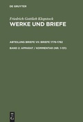 Cover: Apparat / Kommentar (Nr. 1-131) - De Gruyter