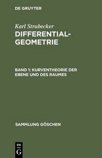 Abbildung von: Kurventheorie der Ebene und des Raumes - De Gruyter