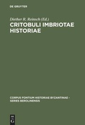 Cover: Critobuli Imbriotae Historiae - De Gruyter