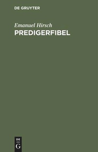 Enlarge image Cover: Predigerfibel - De Gruyter