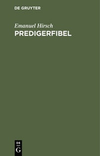 Enlarge image Cover: Predigerfibel - De Gruyter