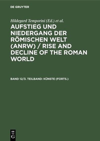 Abbildung von: Künste (Forts.) - De Gruyter