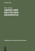 Cover: Abriss der deutschen Grammatik - De Gruyter Mouton